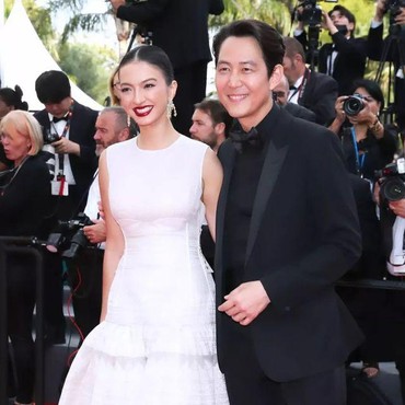 6 Potret Penampilan Raline Shah Hadiri Cannes 2022 Bareng Aktor 'Squid Game'