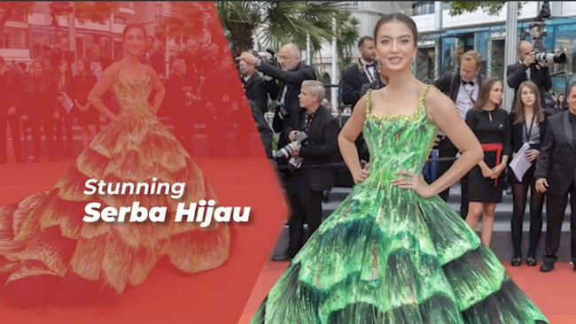 Tampil Memukau Hadiri Cannes Festival, Raline Shah Dirangkul Lee Jung Jae