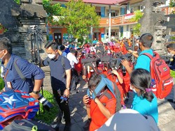 Simulasi Tsunami di SD 2 Tanjung Benoa, Alarm Bunyi-Rania Panik