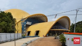 FOTO: TMII Tutup Sementara Kala Proses Revitalisasi
