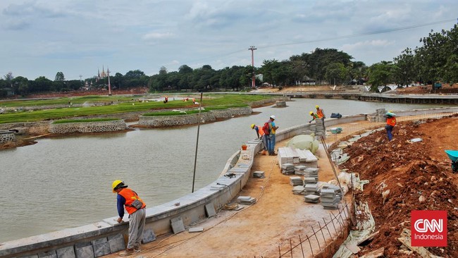 FOTO: TMII Tutup Sementara Kala Proses Revitalisasi