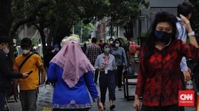 FOTO: Transisi Jakarta Menuju Endemi