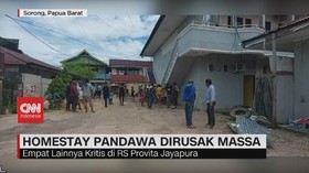 VIDEO: 4 Warga Sorong Tewas, Warga Rusak Homestay di Sorong