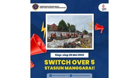 Gelar Switch Over 5, DJKA Ubah Rute Stasiun Manggarai