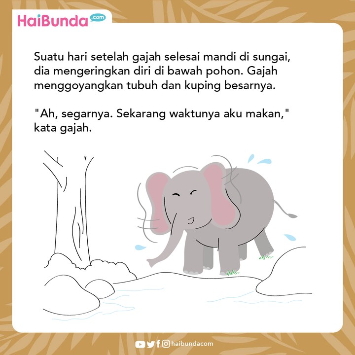 Cerita Nusantara Semut Cerdas & Gajah yang Sombong