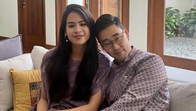Maudy Ayunda Cerita Terjebak Hujan Lebat di Seoul