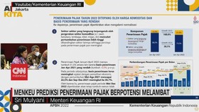 VIDEO: Menkeu Prediksi Penerimaan Pajak Berpotensi Melambat