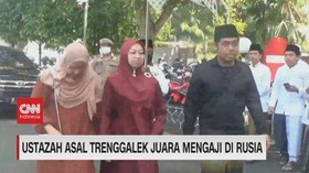 VIDEO: Ustazah Asal Trenggalek Juara Mengaji di Rusia