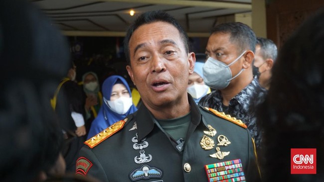 Panglima TNI Andika Perkasa membeberkan peran 5 prajurit TNI AD yang jadi tersangka penyiksaan penghuni kerangkeng Bupati Langkat.