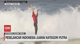 VIDEO: Peselancar Indonesia Juarai Sydney Surf Pro Kategori Putra