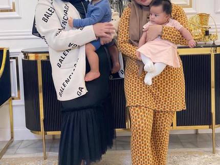 Aurel Diwanti-wanti soal Penyakit Ain, Kini Posting Foto Ameena Pakai Masya Allah
