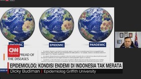 VIDEO: Epidemiolog: Kondisi Endemi di Indonesia Tak Merata