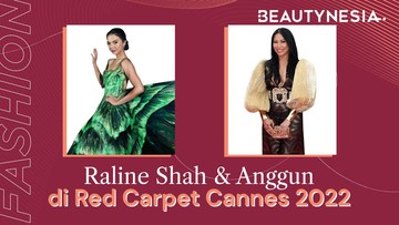 Gaya Raline Shah dan Anggun di Red Carpet Festival Film Cannes 2022