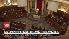 VIDEO: Gereja Immanuel Gelar Ibadah Offline dan Online