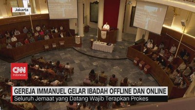 img-title VIDEO: Gereja Immanuel Gelar Ibadah Offline dan Online