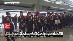 VIDEO: Raih Prestasi di Sea Games, Tim E-Sport Disambut Meriah