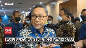 VIDEO: PAN Usul Kampanye Politik Dibiayai Negara