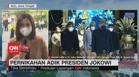 VIDEO: Pernikahan Adik Presiden Jokowi