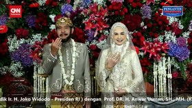 VIDEO: Suasana Khidmat Pernikahan Ketua MK dan Adik Jokowi