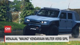 VIDEO: Menjajal 'Maung' Kendaraan Militer Versi Sipil
