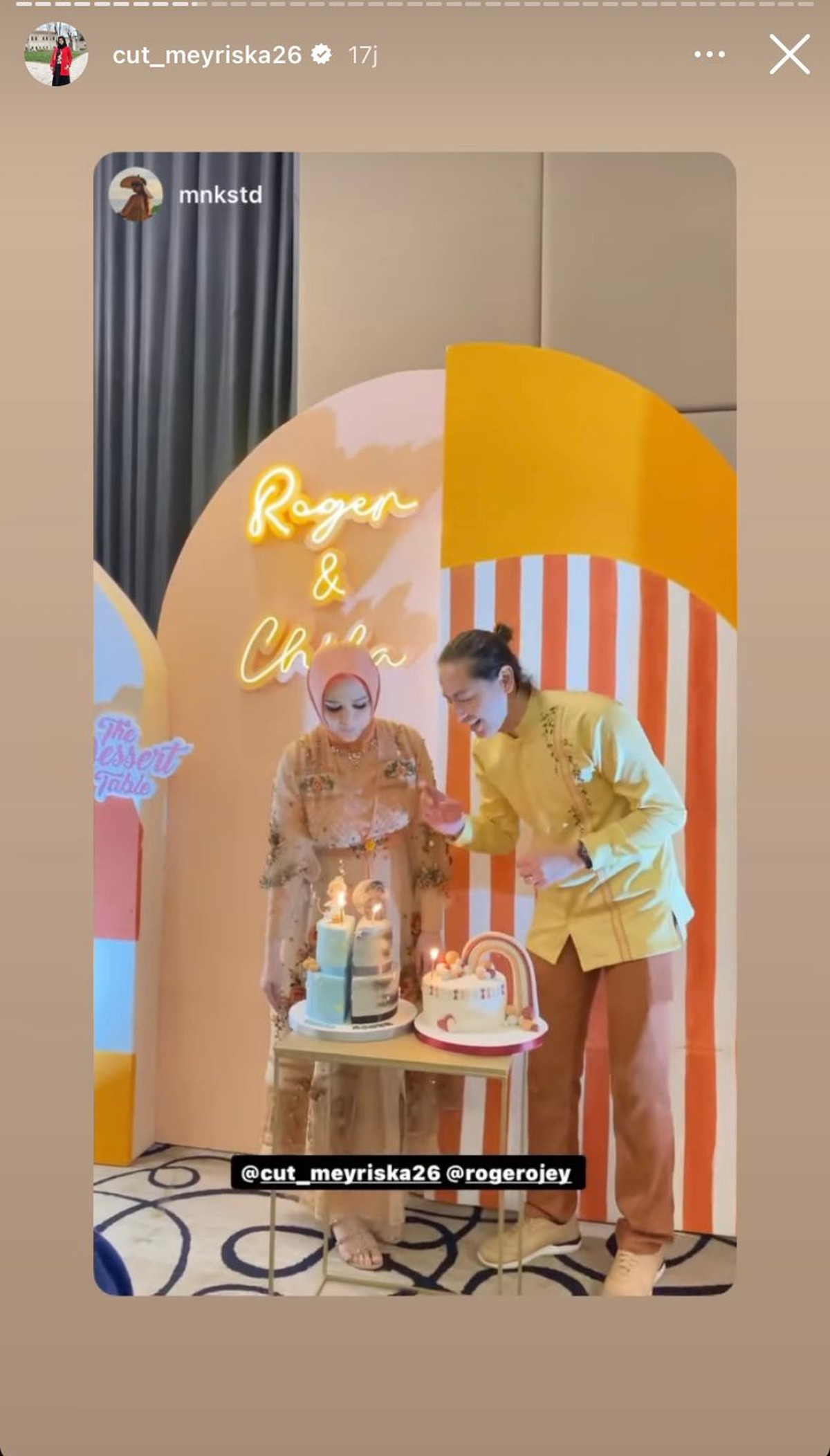 Cut Meyriska dan Roger Danuarta