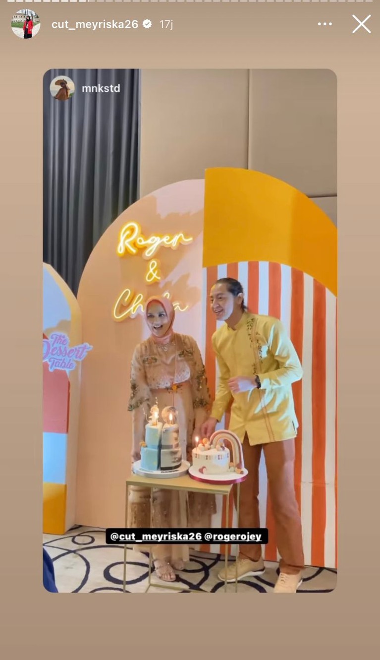 Cut Meyriska dan Roger Danuarta Cut Meyriska dan Roger Danuarta