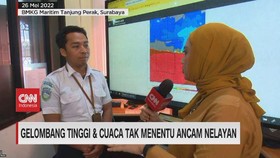 VIDEO: Gelombang Tinggi & Cuaca Tak Menentu Ancam Nelayan