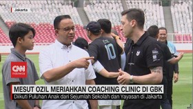 VIDEO: Mesut Ozil Meriahkan Coaching Clinic di Gelora Bung Karno