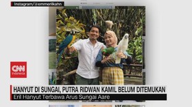 VIDEO: Hanyut di Sungai, Putra Ridwan Kamil Belum Ditemukan