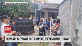 VIDEO: Rumah Mewah Dirampok, Pencuri Kabur Lewat Genting