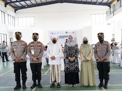 HUT Bhayangkara ke-76, TNI-Polri-Kemenkes Gelar Baksos Kesehatan di Banten