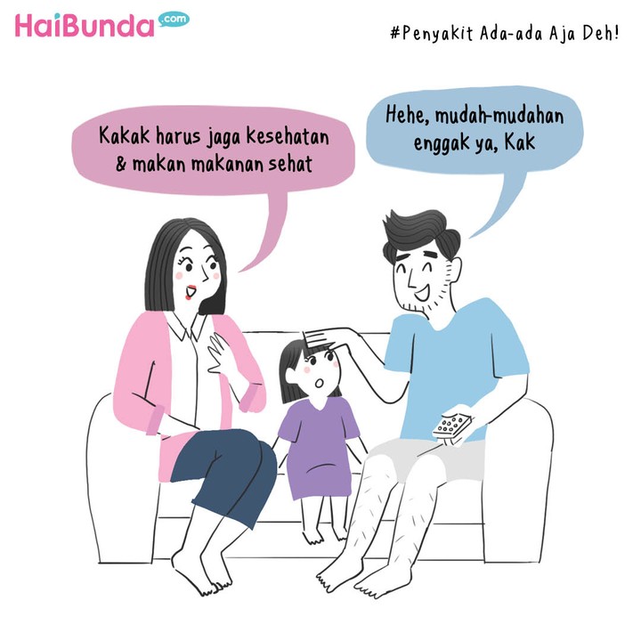Komik Bunda: Penyakit Ada-ada Aja Deh!