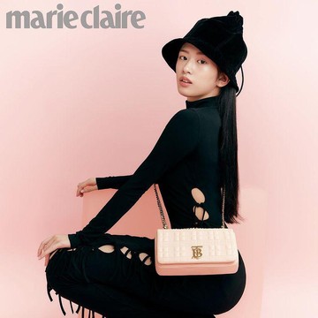 Yujin IVE Tampil Chic dalam Pemotretan Majalah Marie Claire Korea x Burberry 'Lola Bag'