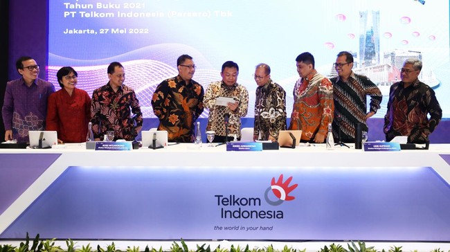 Hasil RUPS Tahunan PT Telkom Indonesia (Persero) Tbk. memutuskan pembagian dividen Rp14,86 triliun atau 60 persen dari perolehan laba bersih tahun buku 2021. 