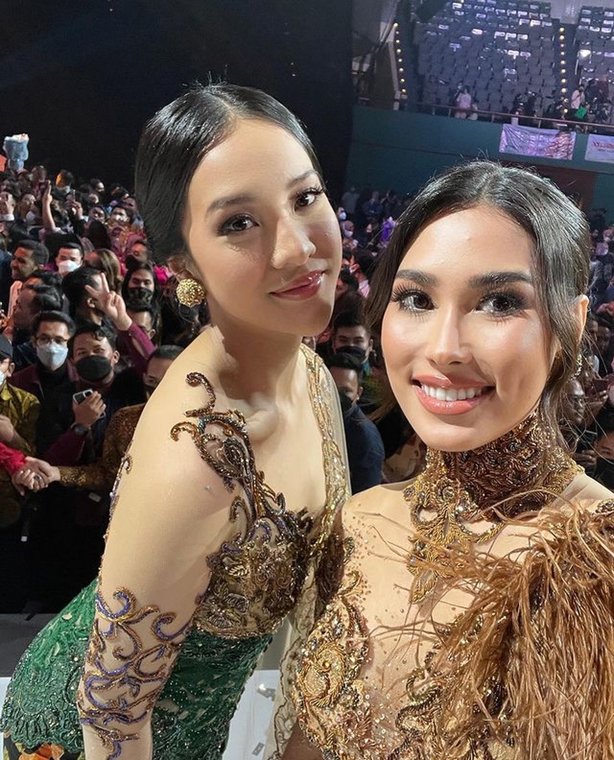 Anya Geraldine dan Frederika Cull di Puteri Indonesia 2022