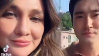 <p>Pertemuan Luna Maya dan Choi Siwon ini enggak cuma mirip drama Korea. Banyak netizen mendoakan keduanya berjodoh lho, Bunda. (Foto: TikTok @lunamaya)</p>