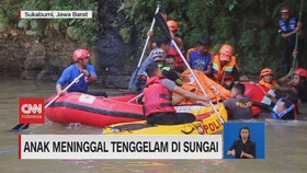 VIDEO: Anak Meninggal Tenggelam di Sungai, Ibu Histeris