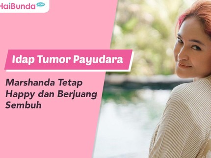 Idap Tumor Payudara, Marshanda Tetap Happy dan Berjuang Sembuh