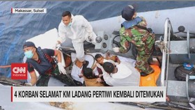 VIDEO: 4 Korban Selamat KM Ladang Pertiwi Kembali Ditemukan