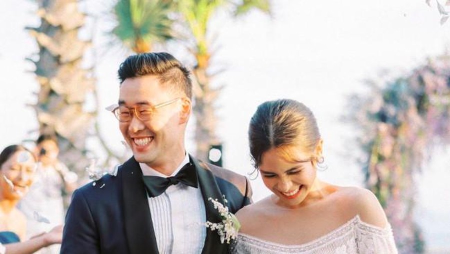 Maudy Ayunda resepsi di Bali