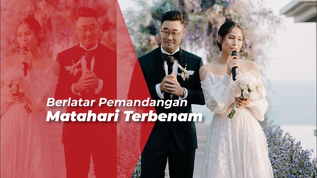 Serasinya Maudy Ayunda & Jesse Choi Diam-diam Gelar Resepsi di Bali