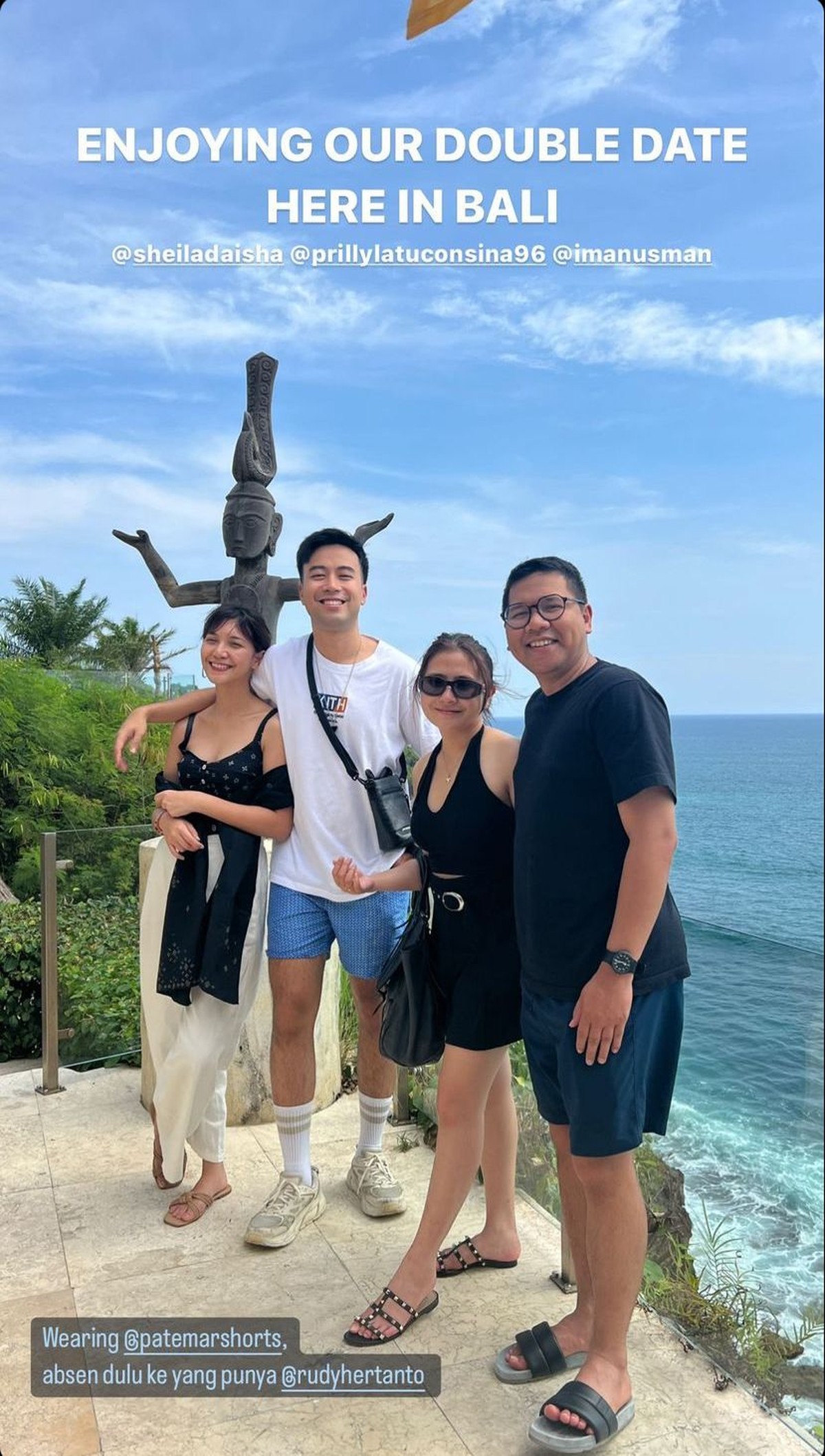 Prilly Latuconsina dan Iman Usman