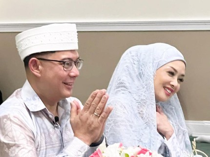 7 Potret Akad Nikah Terry Putri di New York, Tertutup dan Sederhana