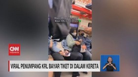 VIDEO: Viral Penumpang KRL Bayar Tiket di Dalam Kereta
