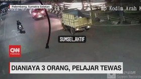 VIDEO: Dianiaya 3 Orang, Pelajar Tewas