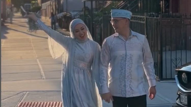 Foto pernikahan Terry Putri.