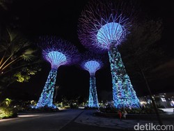 Beraksi ala Warga Lokal, Malam-malam Jalan Kaki Keliling Gardens by The Bay