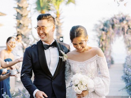 5 Potret Resepsi Nikah Maudy Ayunda & Jesse Choi di Bali, Indah Bak Drama Korea