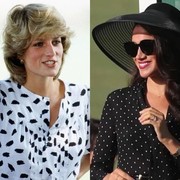 Mirip Gaya Putri Diana, Lihat Tampilan Meghan Markle dengan Busana Polkadot di Pertandingan Polo