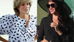 Mirip Gaya Putri Diana, Lihat Tampilan Meghan Markle dengan Busana Polkadot di Pertandingan Polo